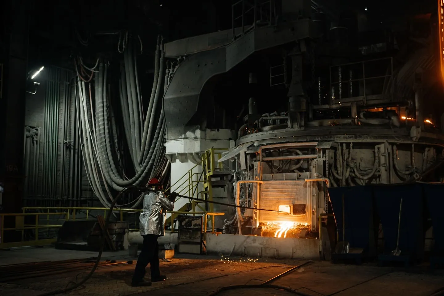 Электросталеплавильный цех.